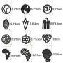 JOERICA 12 Pairs African Wood Earrings for Women Bohemian Wooden Drop Earrings Lightweight Statement Drop Earrings Set Ethnic Style JOERICA 12 Pairs African Wood Earrings for Women Bohemian Wooden Drop Earrings Lightweight Statement Drop Earrings Set Ethnic Style