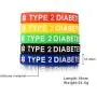 MPRAINBOW 5 Pcs Silicone Rubber Blood THINNER Medical Alert ID Wristband Emergency Bracelet,5 Colors MPRAINBOW 5 Pcs Silicone Rubber Blood THINNER Medical Alert ID Wristband Emergency Bracelet,5 Colors