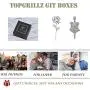 TOPGRILLZ Iced Out Lab Simulated Diamond Bling Bubble Rose Pendant Necklace for Women Men Fashion Valentine Gifts