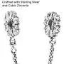 Pandora Jewelry Clear Sparkle Safety Chain Cubic Zirconia Charm in Sterling Silver Pandora Jewelry Clear Sparkle Safety Chain Cubic Zirconia Charm in Sterling Silver
