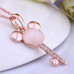 Teenage Necklaces - Character Jewelry for Girls/Women - Birthday/Christmas/Thanksgiving Gift/Back to School - Crystals and Rhinestones - Mall of Style