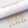 Women Girls Link Bracelet Silver Gold Plated in Faux Druzy Stone Sparkly Hexagon Quartz Adjustable Bracelet