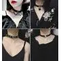 Jewdreamer 9 Pcs PU Leather Punk Choker Necklace Gothic Collar Choker Leather Rivets Spiked Choker for Women Adjustable Jewdreamer 9 Pcs PU Leather Punk Choker Necklace Gothic Collar Choker Leather Rivets Spiked Choker for Women Adjustable