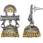 Aheli Indian Ethnic Oxidized Dangle Jhumki Earrings Set Tribal Gypsy Designer Bollywood Casual Wear Antique Jewelry for Women
