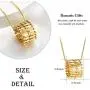 memorial jewelry Magic 3-in-1 Folding Retractable Ring Bracelet Stainless Steel Bracelet Telescopic Rings Bracelet