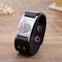 Dawapara Vintage Nordic Fenrir Viking Wolf Scandinavian Talisman Cuff Leather Bracelet Men Jewelry