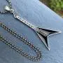 Heavy Metal Jewelry V-Shaped Electric Guitar Biker Gothic Punk Rock Music Protection Amulet Pewter Boys Mens Pendant Necklace Charm for men w Silver Ball Chain Heavy Metal Jewelry V-Shaped Electric Guitar Biker Gothic Punk Rock Music Protection Amulet Pewter Boys Mens Pendant Necklace Charm for men w Silver Ball Chain