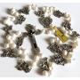 elegantmedical Stations of the Cross Prayer Rosary Real White Pearl Beads Necklace Catholic Gifts Box