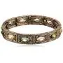 1928 Jewelry Brass Peridot Jonquil Stretch Bracelet 1928 Jewelry Brass Peridot Jonquil Stretch Bracelet