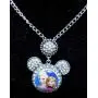 Snap Jewelry Mickey Mouse Shape Necklace Fits 18-20mm Snaps 20-3'' Extender Snap Jewelry Mickey Mouse Shape Necklace Fits 18-20mm Snaps 20-3'' Extender
