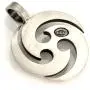 Bico The Source Pendant (E128) - Energy and Movement of Life Source - Satin Silver Finished