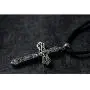 Mens 925 Sterling Silver Christian Jesus Cross Crucifix Pendant Necklace With Engraving Religious Jewelry Mens 925 Sterling Silver Christian Jesus Cross Crucifix Pendant Necklace With Engraving Religious Jewelry
