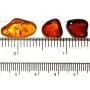 Ian and Valeri Co. Raw Amber Flat Gemstones Small Set of 3 Gem Stones Ian and Valeri Co. Raw Amber Flat Gemstones Small Set of 3 Gem Stones