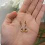 Dazzlingrock Collection 10K Ladies Infinity Dangling Earrings, Rose Gold