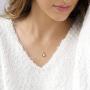 MONOZO Lock Necklace for Women, 14K Gold Filled Padlock Lock Pendant Chain Necklace Girls Dainty Layered Lock and Key Choker Necklace Jewelry for Men