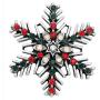 My Prime Gifts Snap Jewelry Rhinestone Snowflake Christmas Holiday fits 18-20mm Standard Size Ginger Style Charms