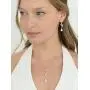 Mariell Graceful Rose Gold CZ Teardrop Necklace & Earrings Jewelry Set - Brides, Bridesmaid & Prom Glam