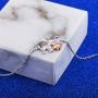 FREECO Mother and Daughter Elephant Bracelet 925 Sterling Silver Elephant Jewelry for Women Girls (Elephant Bracelet)