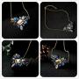 PUFFINSING Jewelry Sets for Women, Cute Earrings, Dainty Necklace, Necklaces and Earrings, Austrian Crystal, Gifts for Girls Mom Wife Sister Best Friend