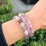 Adabele 1pc Natural 7 inch 7.5 inch Gemstone Bracelet Stretchy Chakra Gems Stones 7-10mm Free Form Beads Healing Crystals Engergy Quartz Jewelry Women Girls Birthday Gift
