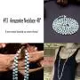 SWEETRAINBOWN Colored Glass Beaded Sweater Necklace,Long Endless Handmade Strand Necklace Knotted Jewelry Costume 8 MM Infinity Gemstone Necklace SWEETRAINBOWN Colored Glass Beaded Sweater Necklace,Long Endless Handmade Strand Necklace Knotted Jewelry Costume 8 MM Infinity Gemstone Necklace
