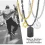 U7 Necklce for Men Women Fashion Jewelry, Width 3mm 4mm 6mm, Length 14/18/20/22/24/26/28/30 Inch, Solid Stainless Steel 4D Franco Curb Link Chain with Gift Box U7 Necklce for Men Women Fashion Jewelry, Width 3mm 4mm 6mm, Length 14/18/20/22/24/26/28/30 Inch, Solid Stainless Steel 4D Franco Curb Link Chain with Gift Box