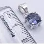 SilverStarJewel Iolite Pendant 1.5 cm 925 Sterling Silver Classic Gift Jewelery SilverStarJewel Iolite Pendant 1.5 cm 925 Sterling Silver Classic Gift Jewelery