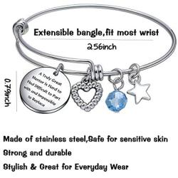 Mentor Coworker Leaving Gift, A Truly Great Mentor is Impossible to Replace Bracelet for Mentor Coach Friends