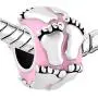 QueenCharms Baby First Steps Footprint Charm Beads for Bracelets