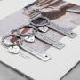 Eigso Sister Keychain Set for 2 3 4 The Love Between Sisters is Forever Sister Keychain from Sister Sister Jewelry Gift