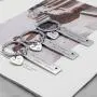 Eigso Sister Keychain Set for 2 3 4 The Love Between Sisters is Forever Sister Keychain from Sister Sister Jewelry Gift