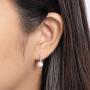Pearl Dangle Drop Earrings Freshwater Cultured White Pearl Sterling Silver Stud Drop Earrings Pearl Jewelry Gifts for Women Girls Wife