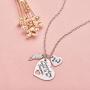Memorial Necklace A Piece of My Heart is in Heaven Memorial Dad Mom Necklace Loss of Father Gift