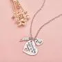 Memorial Necklace A Piece of My Heart is in Heaven Memorial Dad Mom Necklace Loss of Father Gift