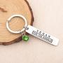 KUIYAI Vegan Keychain for The Animals Vegetarian Keychain Animal Lover Gift