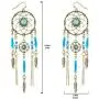 Lux Accessories Burnished Goldtone & Turquoise Dream Catcher Drop Earrings Lux Accessories Burnished Goldtone & Turquoise Dream Catcher Drop Earrings
