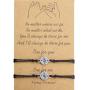 Pinky Promise Bracelet Friendship Gifts for Best Friend Mothers Day Matching Bracelets for Couples Sister Mom and Daughter