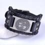 fishhook The Sigil of The Archangel Michael for Protection Courage Power and Strength Bangle Leather Bracelet
