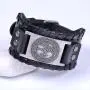 fishhook The Sigil of The Archangel Michael for Protection Courage Power and Strength Bangle Leather Bracelet fishhook The Sigil of The Archangel Michael for Protection Courage Power and Strength Bangle Leather Bracelet