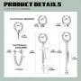 Jstyle 6Pairs 316L Stainless Steel Mens Womens Hoop Earrings Dangle Chain Earrings Punk Gothic Kpop Earrings Unisex Jstyle 6Pairs 316L Stainless Steel Mens Womens Hoop Earrings Dangle Chain Earrings Punk Gothic Kpop Earrings Unisex