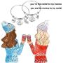 MAOFAED Best Friend Keychain Friendship Gift You are The Rachel to My Monica Friends Inspired Keychain Gift for BFF