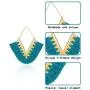 9 Pairs Tassel Statement Earrings Bohemian Fringe Silky Dangle Earrings V Shaped Handmade Geometric Triangle Drop Earrings for Women Girls 9 Pairs Tassel Statement Earrings Bohemian Fringe Silky Dangle Earrings V Shaped Handmade Geometric Triangle Drop Earrings for Women Girls