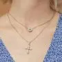 Zehory Boho Layered Cross Necklace Gold Evil Eyes Pendant Necklaces Crystal Jesus Necklaces Chain Jewelry for Women and Girls Zehory Boho Layered Cross Necklace Gold Evil Eyes Pendant Necklaces Crystal Jesus Necklaces Chain Jewelry for Women and Girls