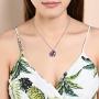 ZIOZIA Necklace Women Made with Swarovski Crystal Chain Love Heart Pendant Kids Jewelry for Girls Gifts for Girlfirend and Mom