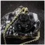 Shop-iGold Laughing Buddha Black Jade Pendant Necklace Rope Chain Genuine Certified Grade A Jadeite Jade Hand Crafted, Jade Neckalce, 14k Gold Filled Laughing Jade Buddha Necklace, Jade Medallion