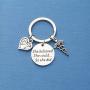 ENSIANTH Occupational Therapist Gift Therapy Jewelry She Believed She Could So She Did Keychain Graduation Gift for OT