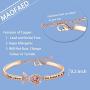MAOFAED Cancer Fighter Gift Cancer Survivor Gift Fight Cancer One Round at A Time Cancer Awareness Jewelry Cancer Patients Jewelry Gift for Her