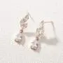 SWEETV Crystal Wedding Bridal Earrings for Women Brides, Wedding Bridesmaid Jewelry Gift, Cubic Zirconia Drop Earrings for Prom Pageant or Daily Wear