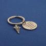 BAUNA Nursing Instructor Key Ring Thank You Gift Idea for Clinical Nurse Teacher Thank You for Being Such a Wonderful Clinical Instructor Keychain