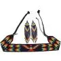 HANDMADE BEADED INDIAN FASHION JEWELRY GORGEOUS BLACK THUNDERBIRD BEADED CHOKER/NECKLACE S54/6 HANDMADE BEADED INDIAN FASHION JEWELRY GORGEOUS BLACK THUNDERBIRD BEADED CHOKER/NECKLACE S54/6